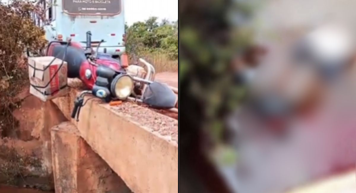 Motociclista morre em acidente após cair de ponte no interior do Piauí