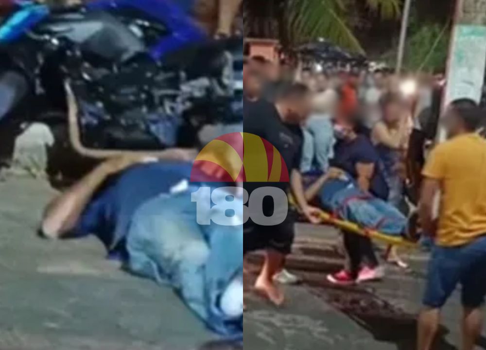 Motociclistas ficam feridos após colisão em cruzamento de Castelo do Piauí