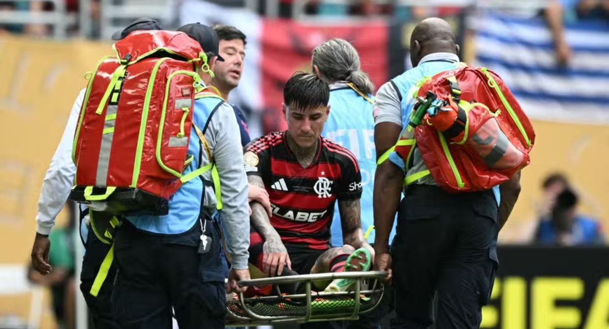 Pulgar, do Flamengo, passará por cirurgia após fratura no pé direito