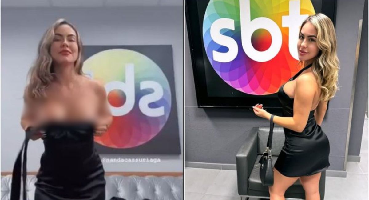Fernanda Cassuriaga compartilha gravação de conteúdo adulto no camarim do SBT