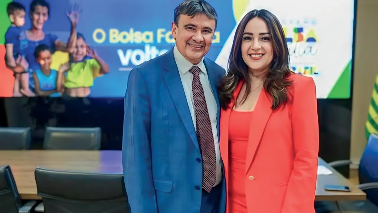 ministro wellington dias com sua esposa Rejane