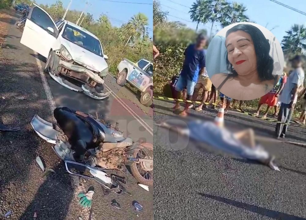 Mulher morre em acidente envolvendo três veículos em Campo Largo do Piauí