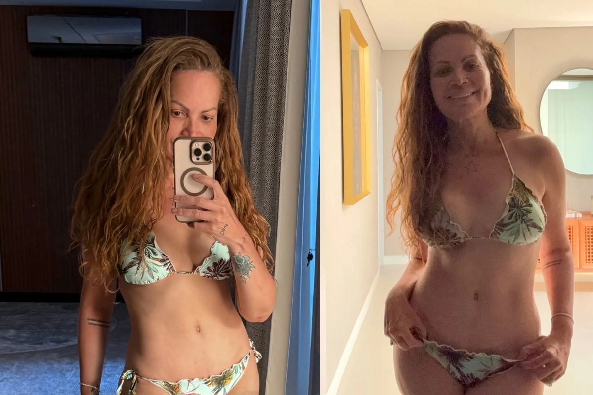 Solange Almeida, aos 51 anos, exibe boa forma e inspira fãs com mensagem de autocuidado