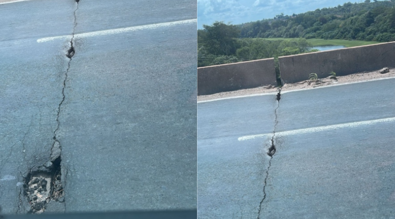 Populares denunciam rachaduras na Ponte Presidente Médici, em Teresina