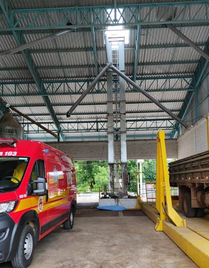 Trabalhador morre ao sofrer queda de aproximadamente 15 metros de altura