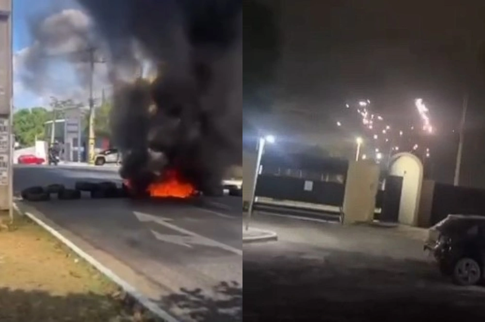 Após dias sem energia, moradores interditam avenida durante protesto em Teresina
