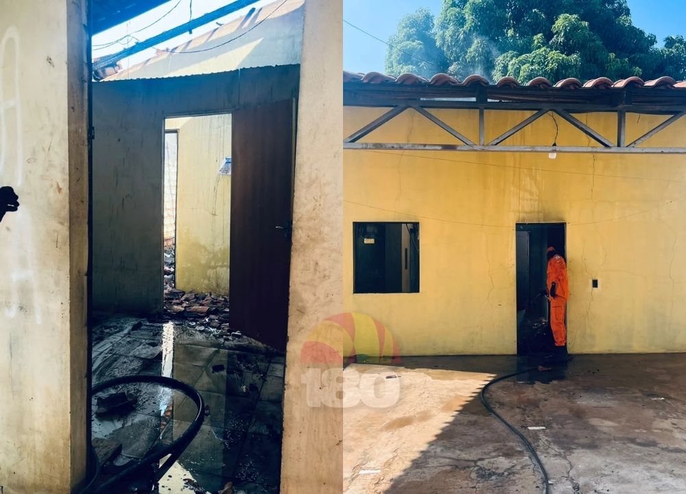 Celular na tomada provoca incêndio em residência em Uruçuí