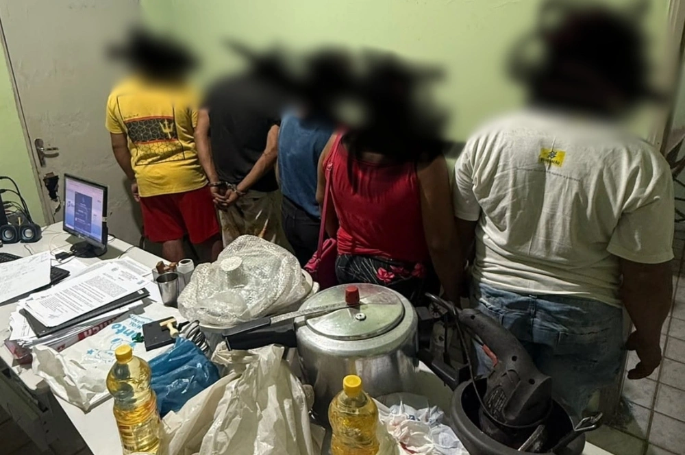 Cinco pessoas são presas após polícia encontrar objetos furtados em Joaquim Pires