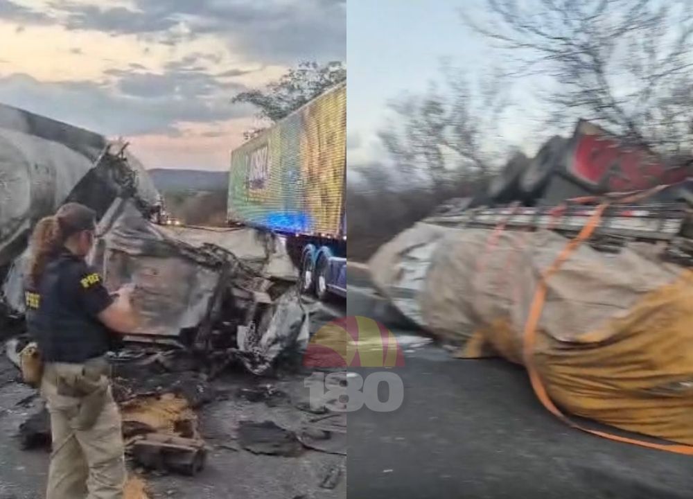 Colisão entre veículos de carga deixa uma pessoa morta e duas feridas no Piauí