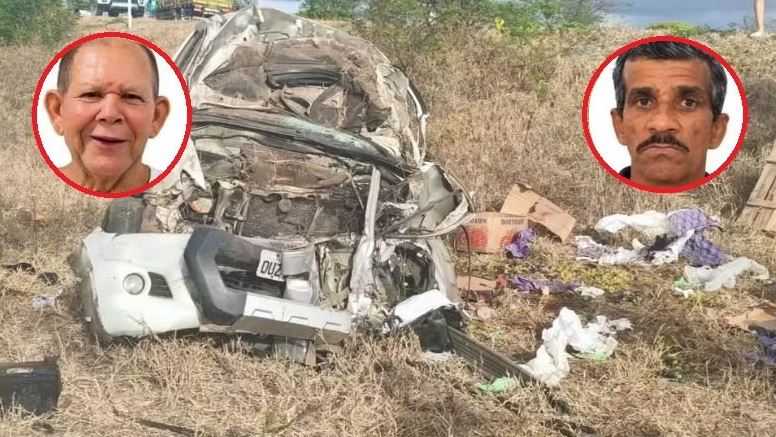 Comerciantes morrem em grave acidente envolvendo quatro veículos