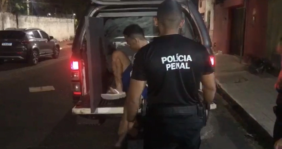 Detento é preso após desacatar policiais penais na Penitenciária Major César