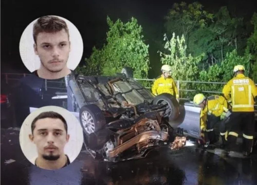 Dois jovens de 18 anos morrem em acidente que bloqueou acesso à BR-470 em Blumenau