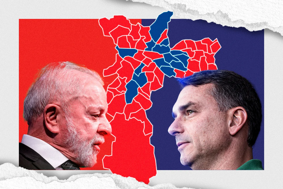Eleições 2026: Lula ganha em 13 capitais e Flávio Bolsonaro em 14