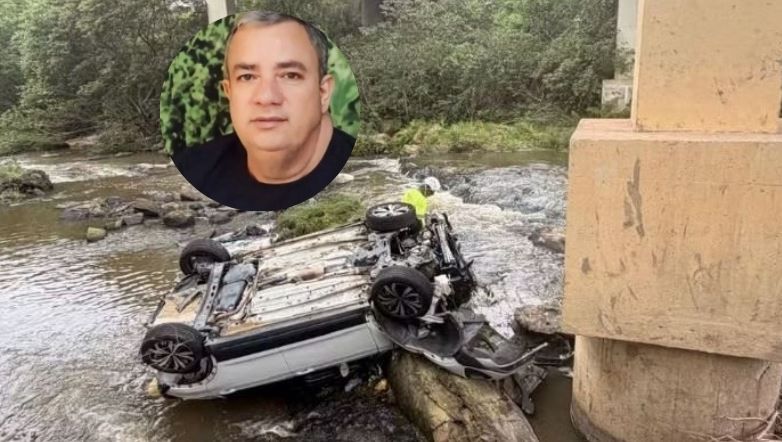 Ex-vereador é encontrado morto dentro de carro que caiu de ponte em rodovia