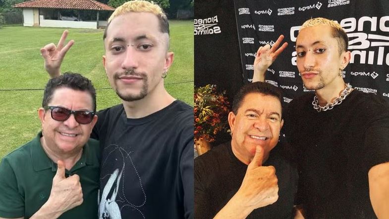 Filho do cantor Solimões surpreende ao fazer performance com bumbum à mostra