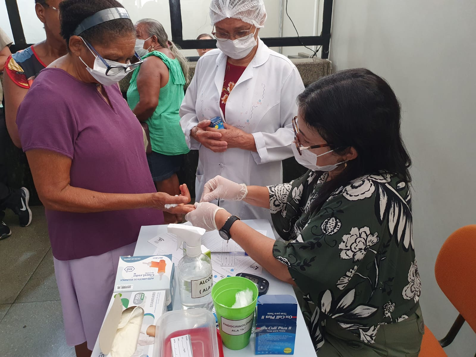 FMS promove mutirão de diabetes na UBS Cristo Rei