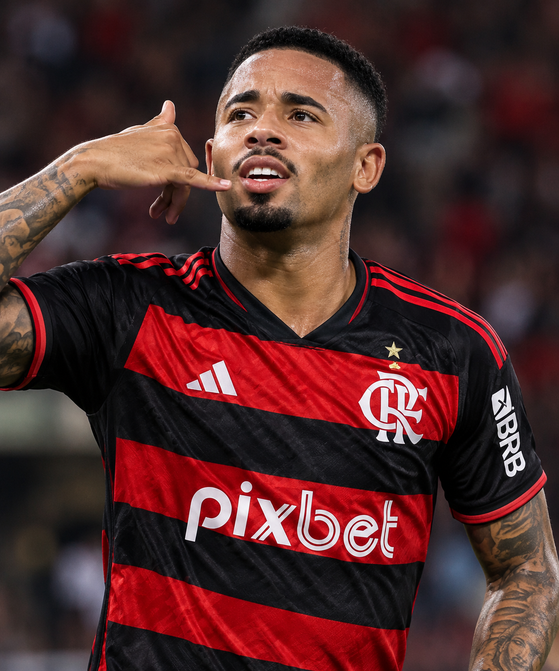Gabriel Jesus revela contato do Flamengo antes de acerto com o Barcelona