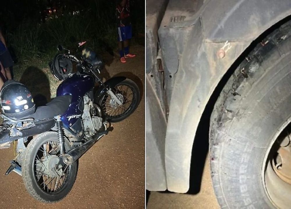 Garoto de 14 anos cai da garupa de moto, tem pernas esmagadas por carreta e morre na MT-320