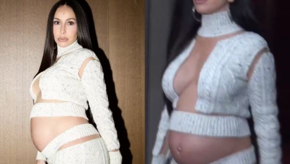 Grávida, Sabrina Sato exibe barrigão em vestido ousado durante viagem a Paris
