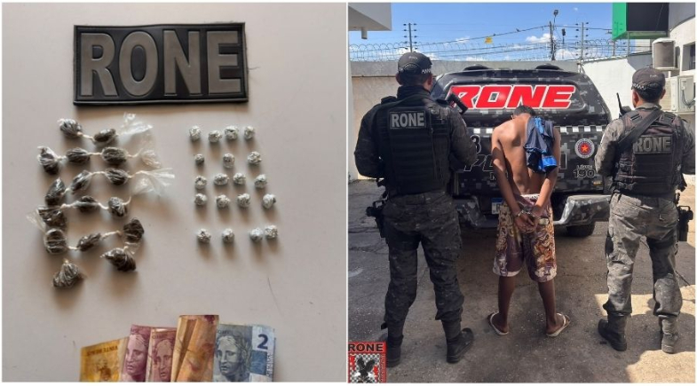 Homem é preso com 35 trouxinhas de maconha e crack na zona Norte de Teresina