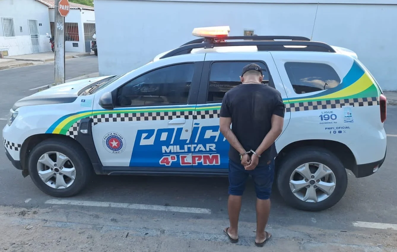 Homem é preso suspeito de ameaçar a própria esposa e cunhada no Piauí