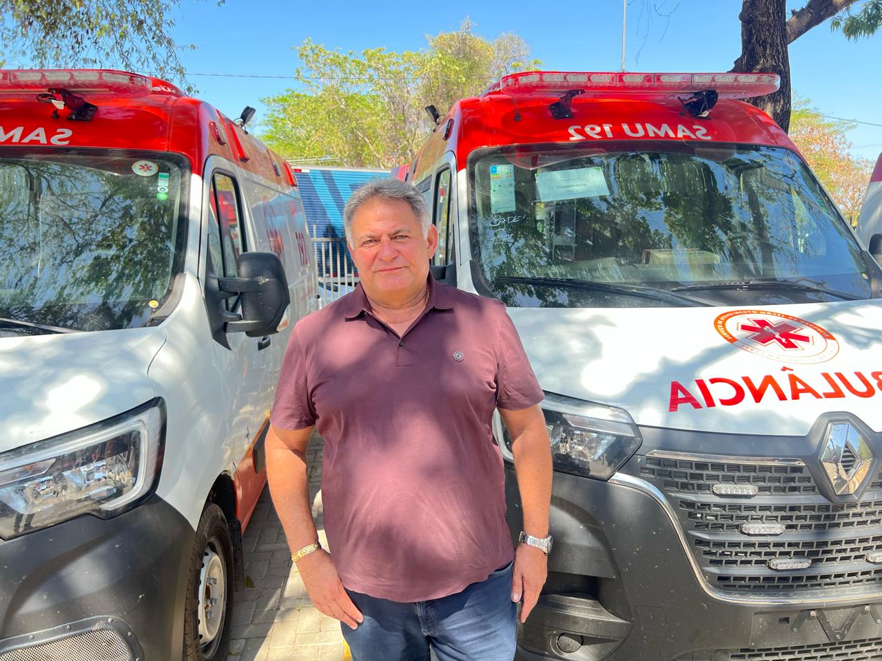 Mardônio Soares destaca importância de nova ambulância do SAMU para Barra D’Alcântara
