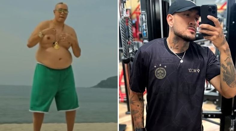 MC Binn perde 50 kg e comemora: “Chegamos nos 2 dígitos”