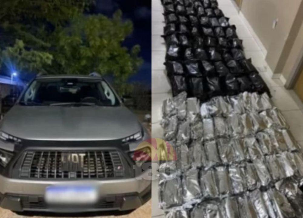 Motorista é flagrado transportando 90 kg de maconha durante abordagem na Bahia