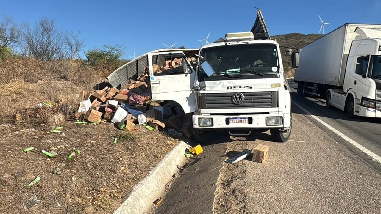 Motorista morre após pular de caminhão em movimento na BR-423, em Garanhuns