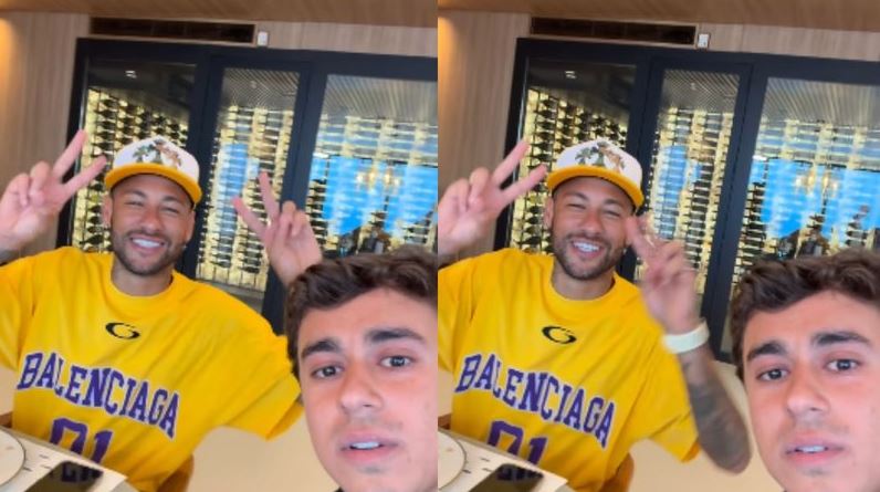 Neymar aparece ao lado de Nikolas Ferreira e volta a sinalizar apoio a Flávio Bolsonaro: “Cansei de política”