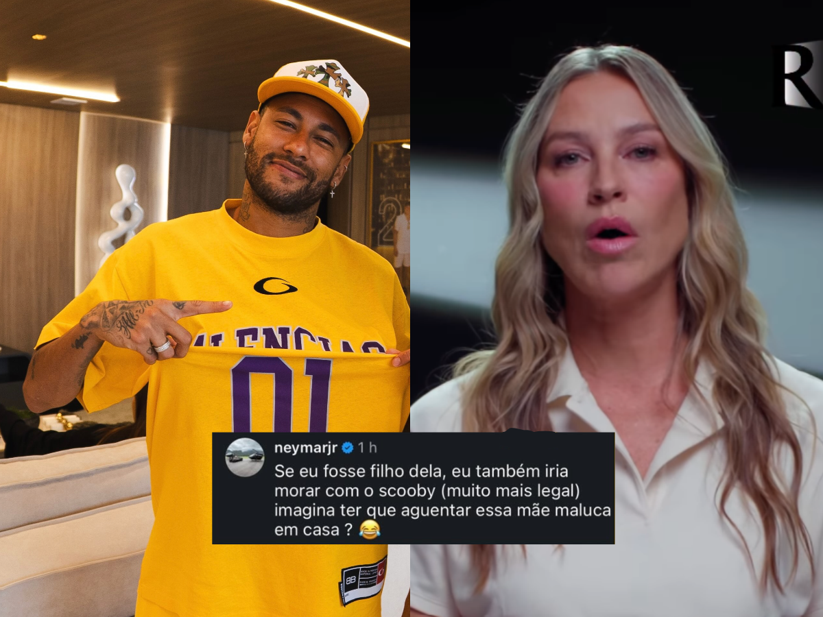 Neymar responde às provocações de Piovani: “Imagina ter que aguentar essa mãe maluca?”