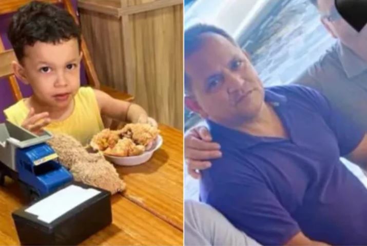 Pai e filho morrem e mãe fica ferida em acidente envolvendo carro e duas carretas na BR-116