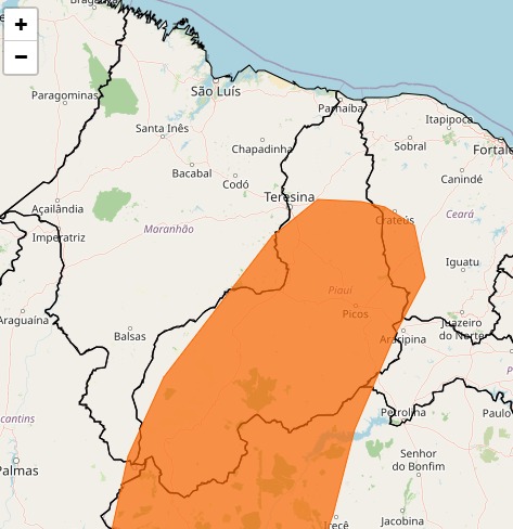 Piauí deve registrar temperaturas acima dos 40°C até sexta-feira (9), alerta Semarh