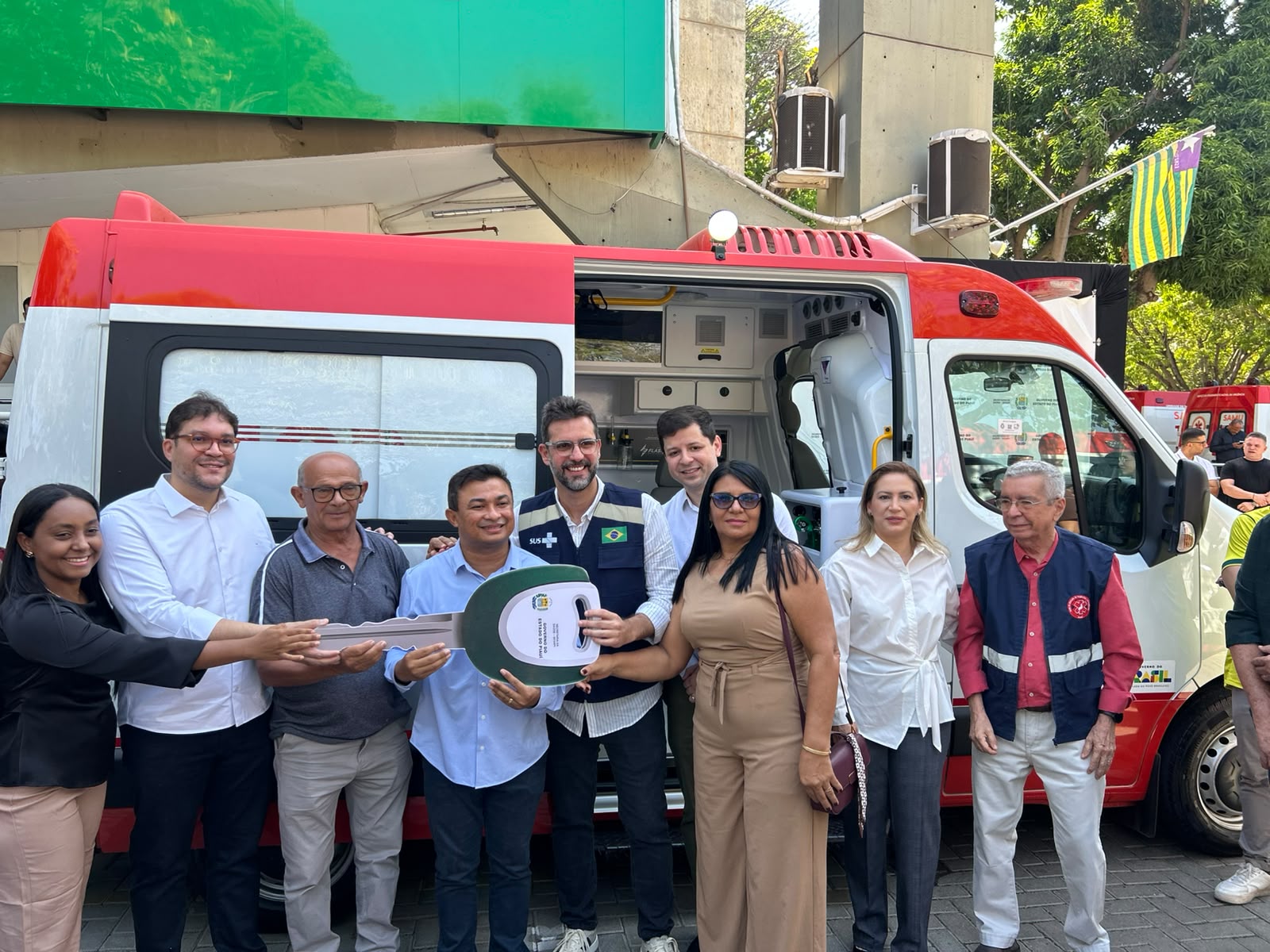 Prefeito Aldemes Barroso destaca reforço do SAMU em Arraial