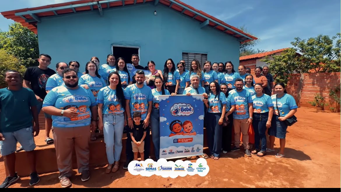 Prefeitura de Lagoa do Sítio celebra primeira infância na IV Semana do Bebê