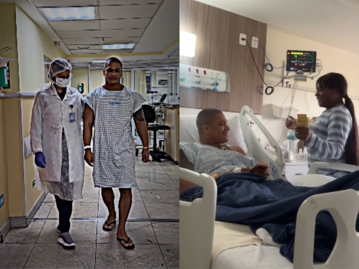 Namorado de Jojo Todynho dá primeiros passos no hospital após infarto