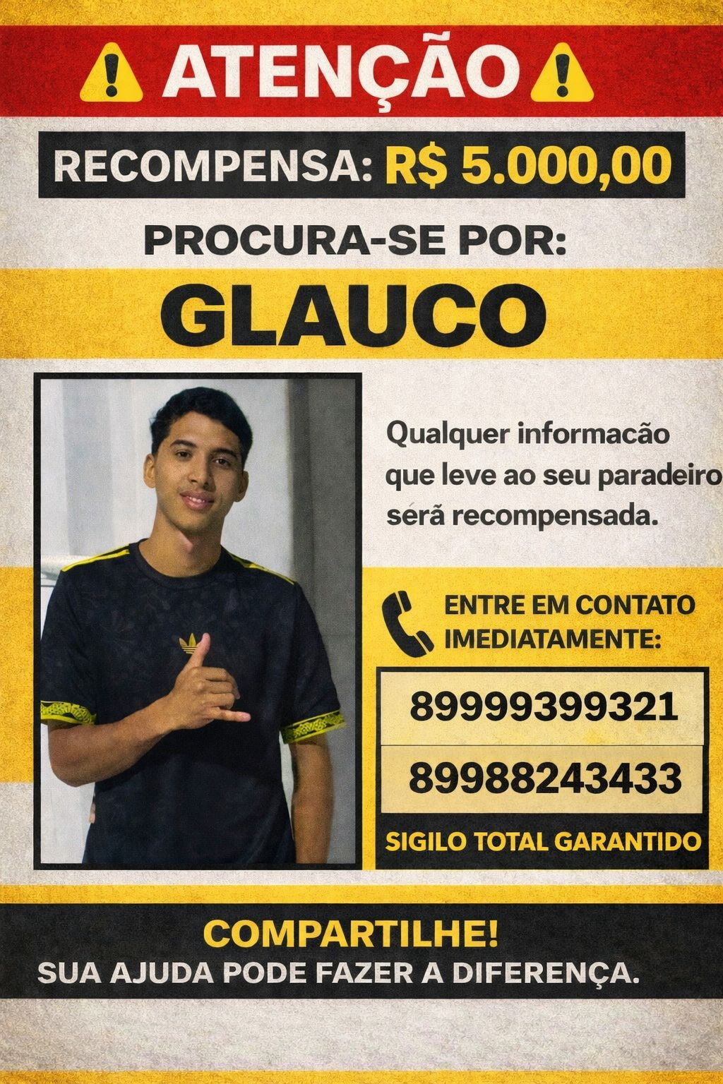 jovem desaparece após sair de casa em Cristino Castro, Sul do Piauí