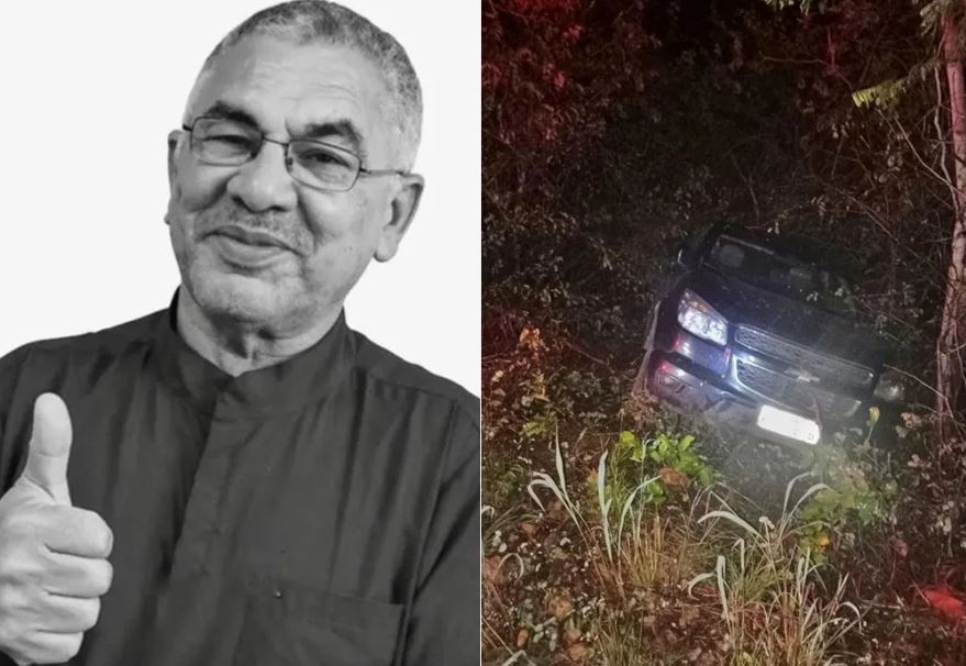 Médico de 67 anos perde o controle do veículo após mal súbito e morre em acidente na BR-343