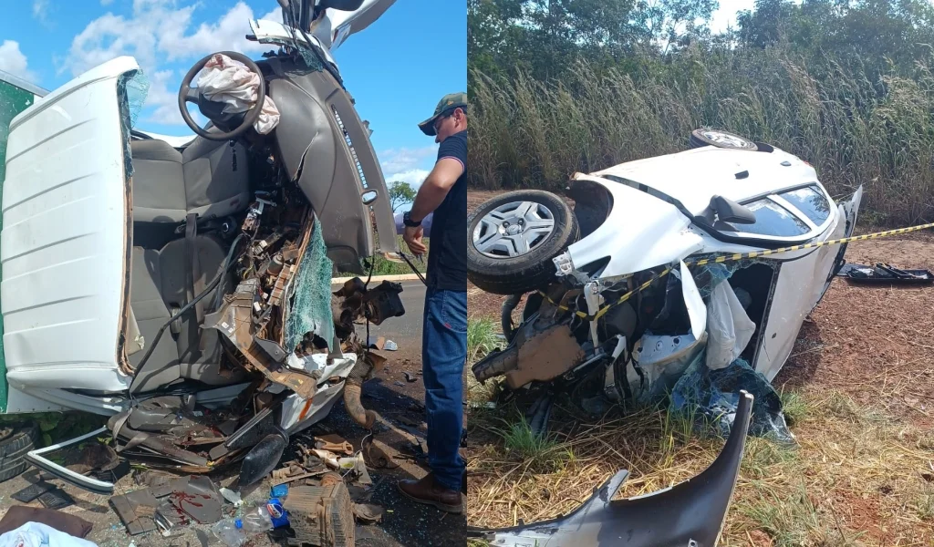 Colisão entre carro e caminhonete deixa dois mortos e dois feridos no Sul do Piauí