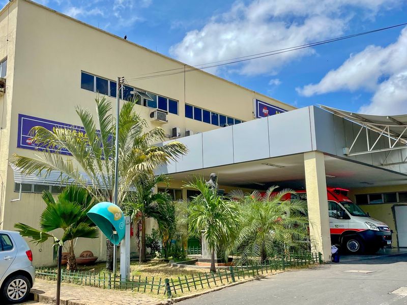 Fachada do HUT, sede, ilustração