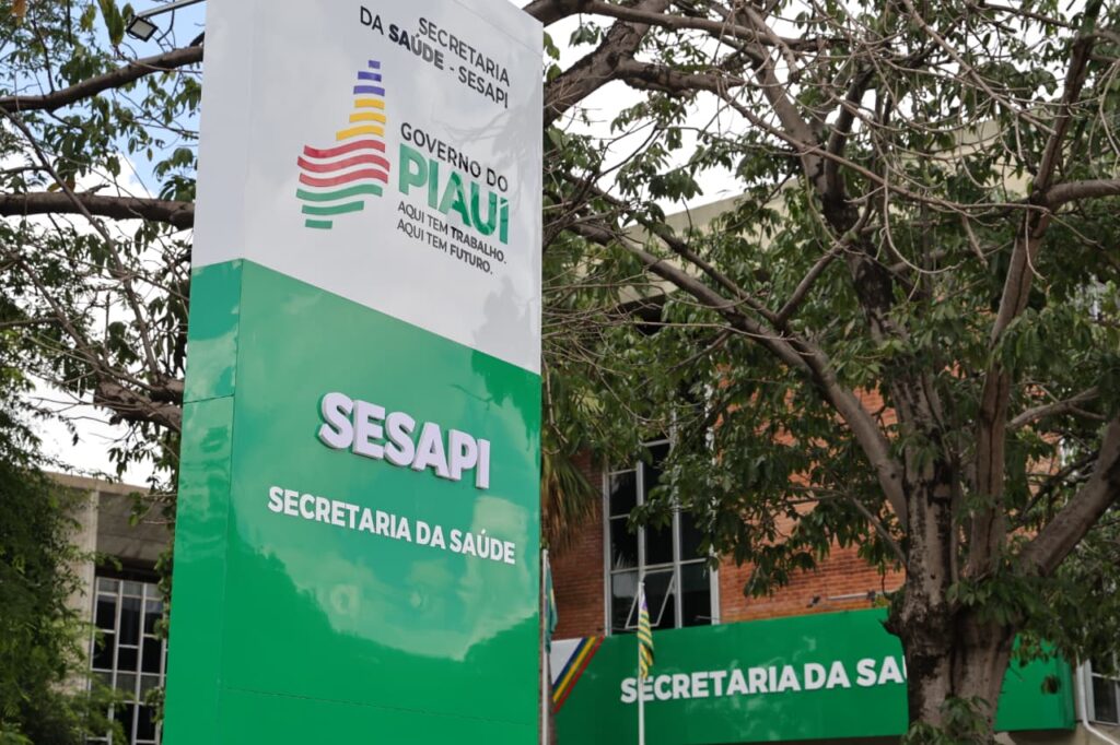 Fachada Sesapi, Secretária de saúde, sede, ilustração