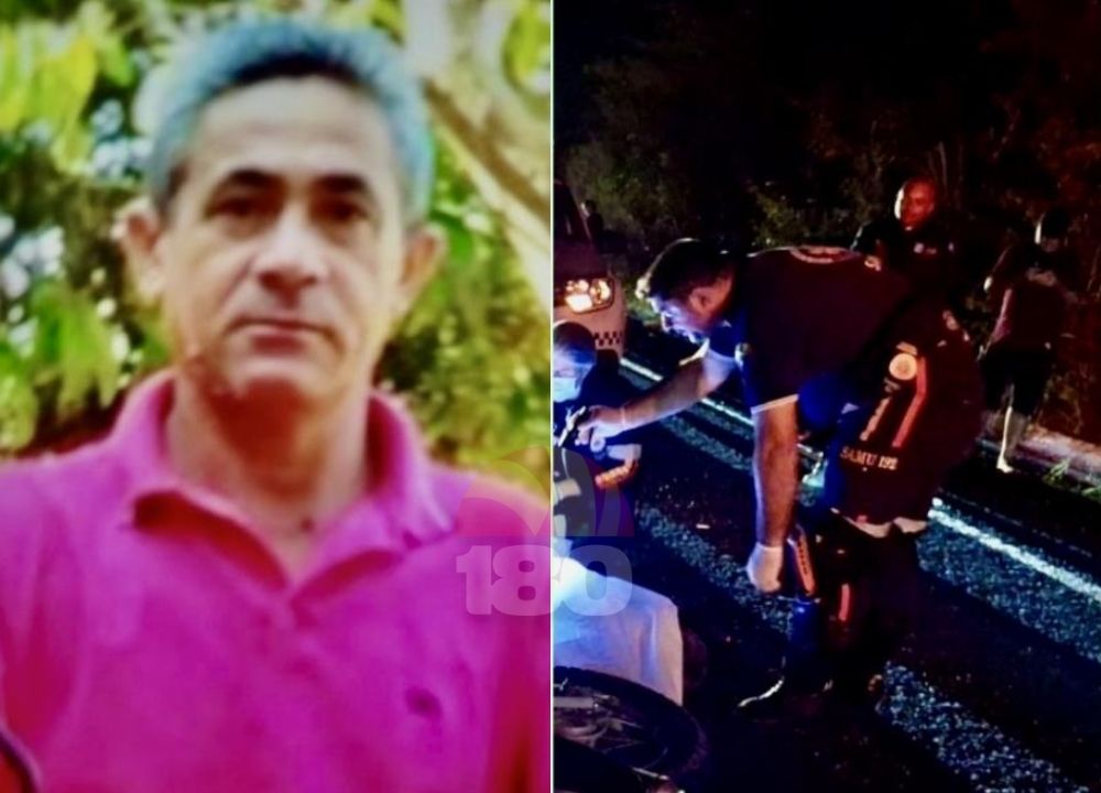 Homem morre e outro fica ferido após colisão entre moto e bicicleta na PI-231, próximo a São Gonçalo do Piauí
