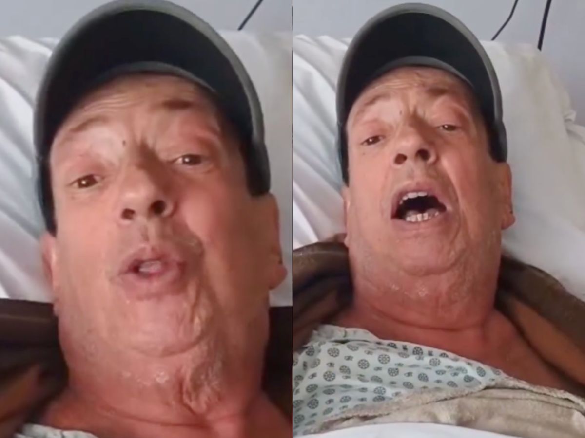 Marcos Oliveira, o Beiçola, deixa hospital no Rio de Janeiro após cirurgia
