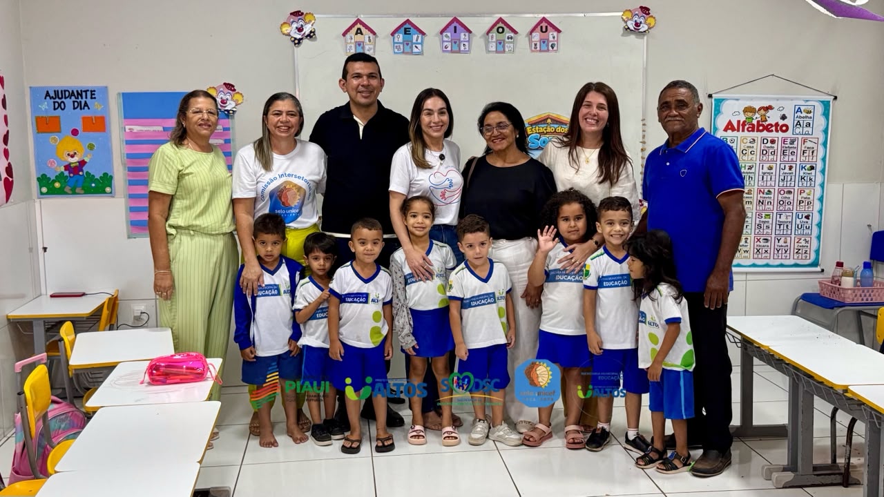 Altos recebe Kit Mobília-Creche para fortalecer ações voltadas à primeira infância