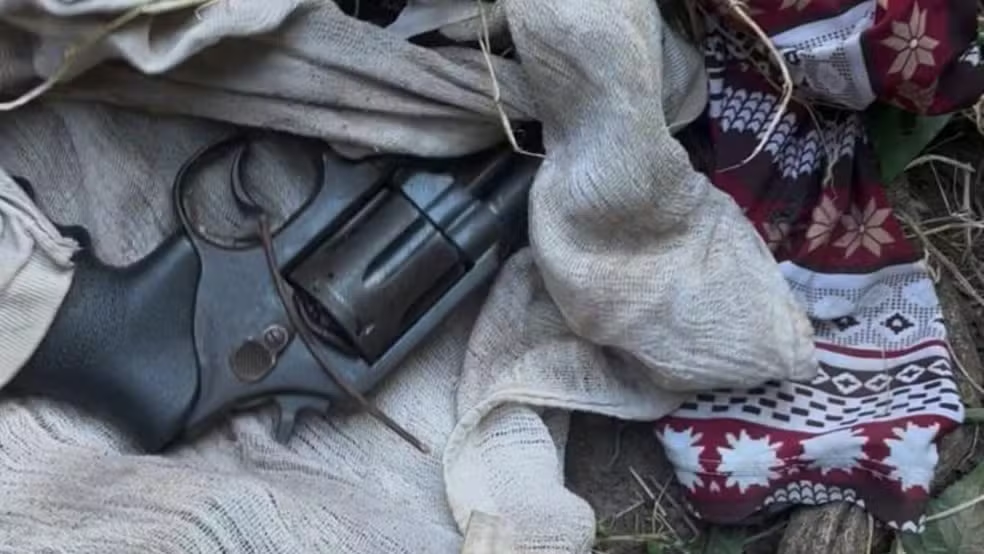 Arma encontrada após sequestro em Teresina
