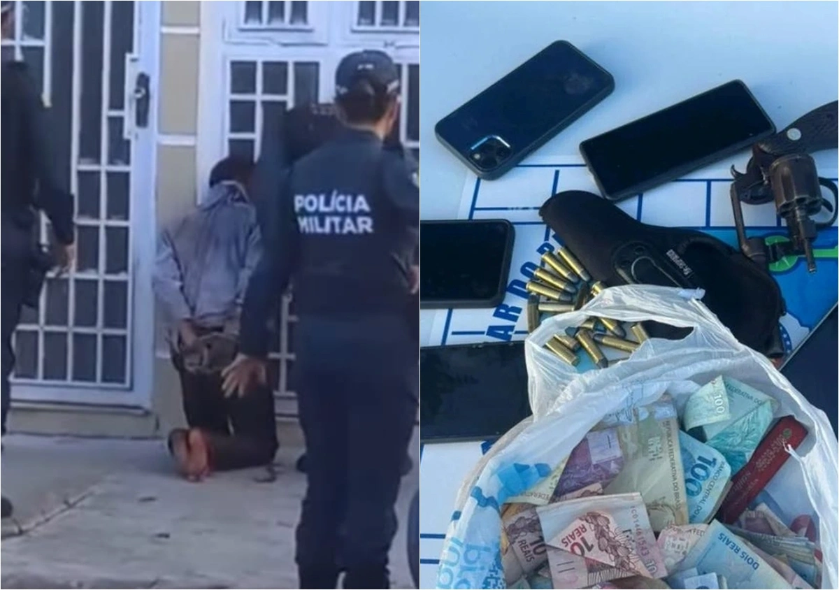Assaltante é baleado e preso após trocar tiros com policiais em Piripiri