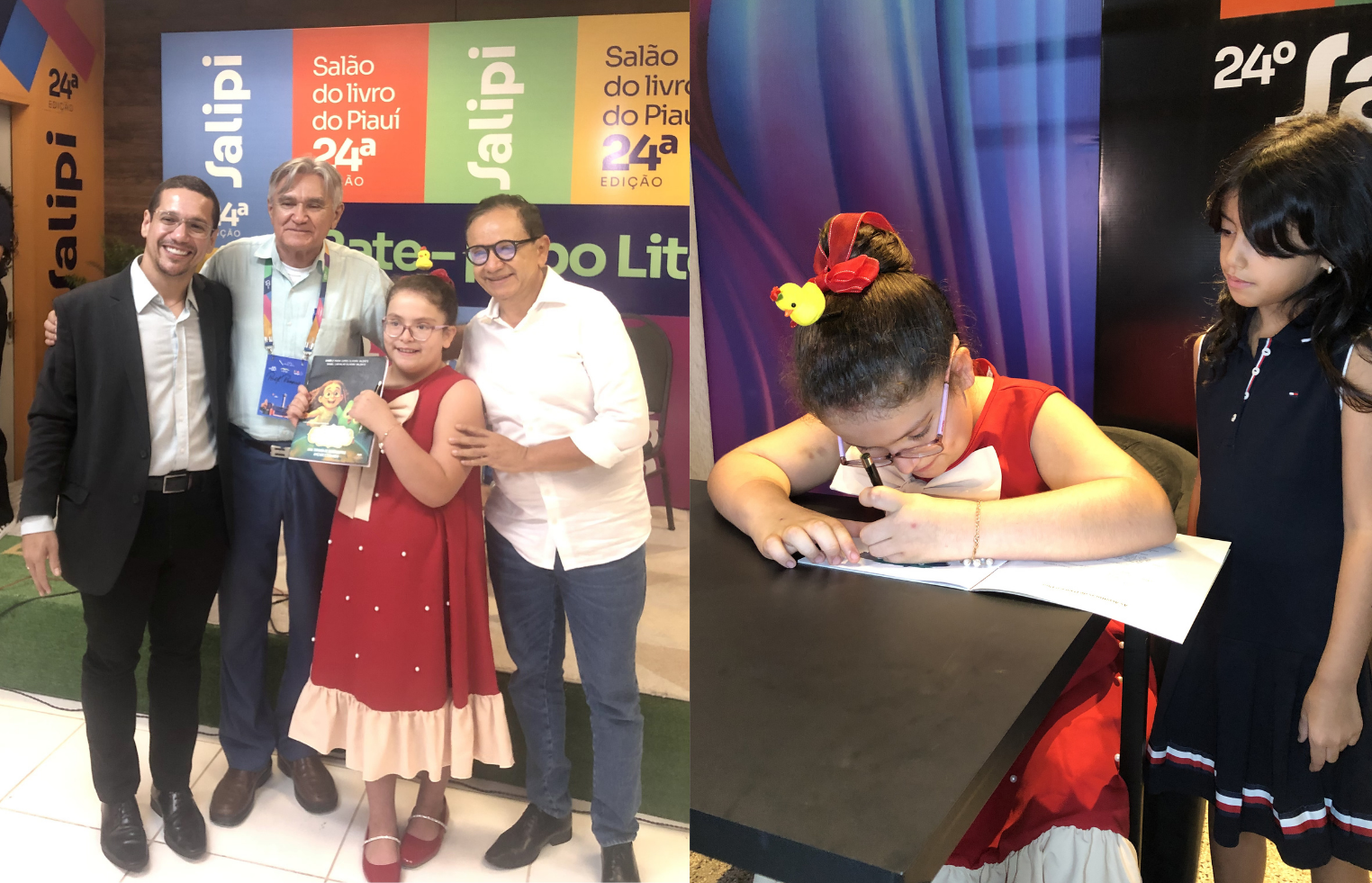 Daniele Oliveira apresenta seu livro, As aventuras de Dani e o Duo