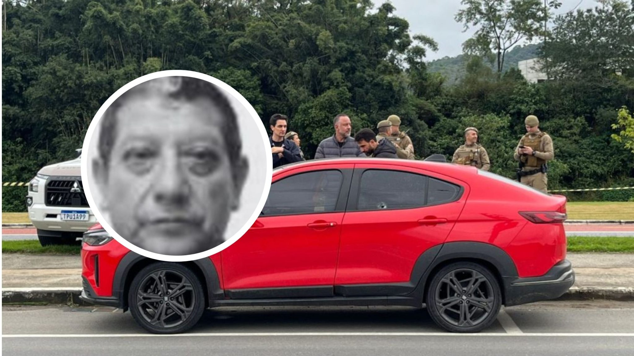 dono de bar é encontrado morto com tiro no pescoço dentro de carro em SC