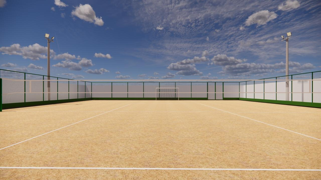 Governo do Piauí investe R$ 300 mil na construção de espaço esportivo em Novo Santo Antônio