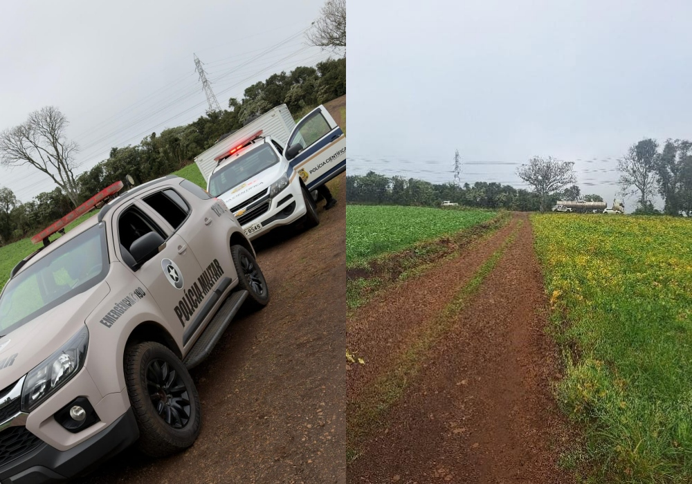 Jovem morre em confronto com a PM e dois são presos em Faxinal dos Guedes após furto de carro em Xanxerê